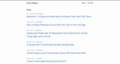 Desktop Screenshot of donwilson.net